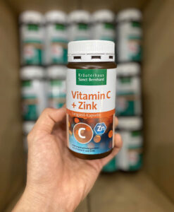 Viên uống Sanct Bernhard Vitamin C + Zink bổ sung vitamin C và kẽm, tăng đề kháng, 180 viên