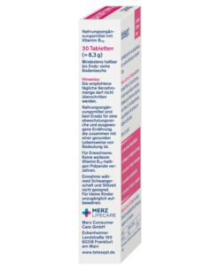 Viên uống tetesept Vitamin B12 500 Depot, 30 viên