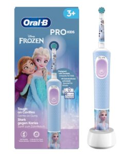 Bàn chải điện trẻ em Oral-B Vitality PRO Kinder Frozen cho bé gái, 1 chiếc