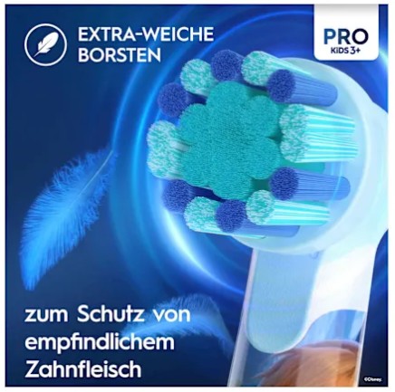 Bàn chải điện trẻ em Oral-B Vitality PRO Kinder Frozen cho bé gái, 1 chiếc Bàn chải điện trẻ em Oral-B Vitality PRO Kinder Frozen cho bé gái, 1 chiếc
