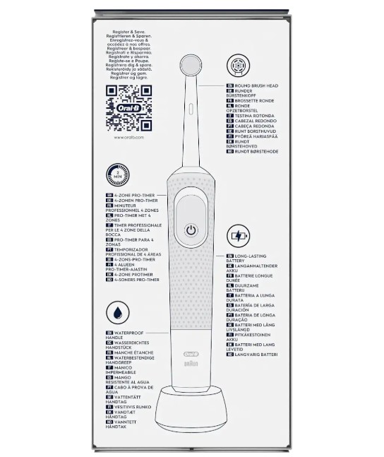 Bàn chải điện trẻ em Oral-B Vitality PRO Kinder Spiderman cho bé trai, 1 chiếc Bàn chải điện trẻ em Oral-B Vitality PRO Kinder Spiderman cho bé trai, 1 chiếc