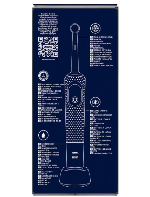 Bàn chải điện trẻ em Oral-B Vitality PRO Kinder Spiderman cho bé trai, 1 chiếc Bàn chải điện trẻ em Oral-B Vitality PRO Kinder Spiderman cho bé trai, 1 chiếc