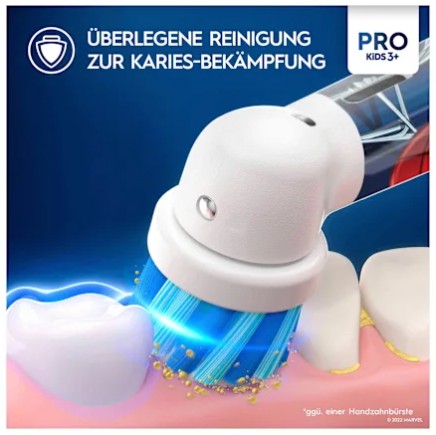 Bàn chải điện trẻ em Oral-B Vitality PRO Kinder Spiderman cho bé trai, 1 chiếc Bàn chải điện trẻ em Oral-B Vitality PRO Kinder Spiderman cho bé trai, 1 chiếc