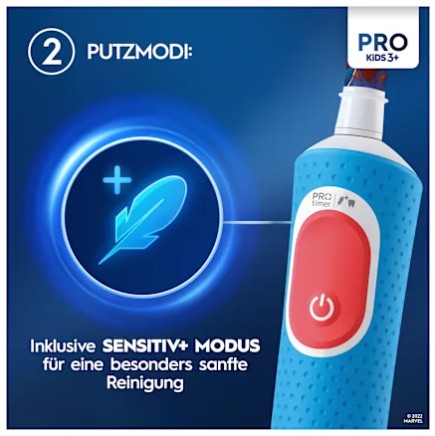 Bàn chải điện trẻ em Oral-B Vitality PRO Kinder Spiderman cho bé trai, 1 chiếc Bàn chải điện trẻ em Oral-B Vitality PRO Kinder Spiderman cho bé trai, 1 chiếc