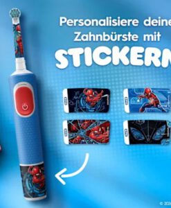 Bàn chải điện trẻ em Oral-B Vitality PRO Kinder Spiderman cho bé trai, 1 chiếc
