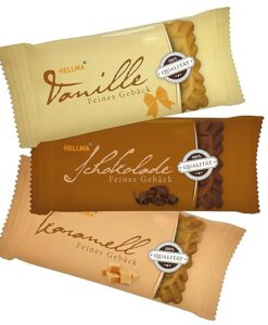 Bánh quy HELLMA Feines Gebäck mix 3 vị, 1120g x 200 chiếc