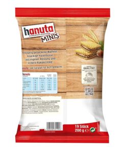 Bánh xốp Hanuta Minis nhân socola và hạt phỉ, 200g