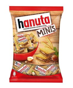 Bánh xốp Hanuta Minis nhân socola và hạt phỉ, 200g