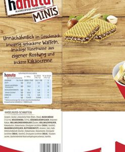 Bánh xốp Hanuta Minis nhân socola và hạt phỉ, 200g