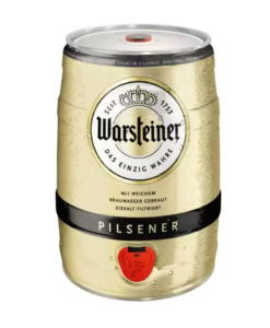Bia Warsteiner Premium Pilsener thùng 5 lít có vòi, 1 thùng