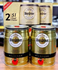 Bia Warsteiner Premium Pilsener thùng 5 lít có vòi, 1 thùng
