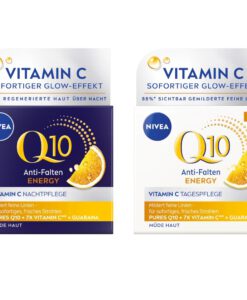 Bộ kem dưỡng da Nivea Q10 Anti-Falten Energy ngày đêm, 2x50 ml