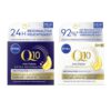 Bộ kem dưỡng da Nivea Q10 Anti-Falten Extra Reichhaltige ngày đêm cho da rất khô, 2x50ml