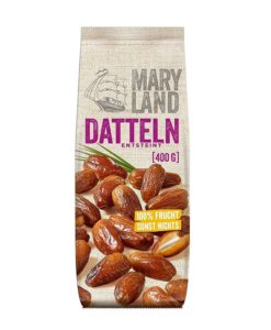 Chà là sấy không hạt Maryland Datteln, 400g