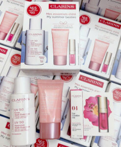Clarins My Summer Bestie SET kem chống nắng, kem dưỡng, son dưỡng, 1 set