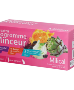Detox 3in1 Milical Extra Programme Minceur thải độc, đốt mỡ, giảm cân, 21 ống x 10ml