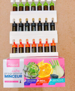 Detox 3in1 Milical Extra Programme Minceur thải độc, đốt mỡ, giảm cân, 21 ống x 10ml