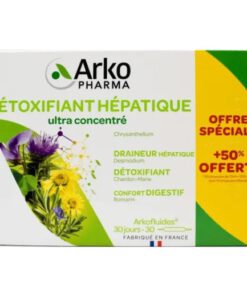 Detox thải độc gan ArkoPharma Détoxifiant Hépatique, 30 ống