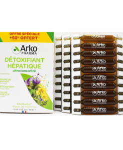 Detox thải độc gan ArkoPharma Détoxifiant Hépatique, 30 ống