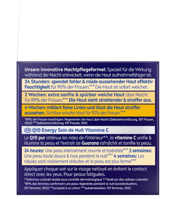 Bộ kem dưỡng da Nivea Q10 Anti-Falten Energy ngày đêm, 2x50 ml Bộ kem dưỡng da Nivea Q10 Anti-Falten Energy ngày đêm, 2x50 ml