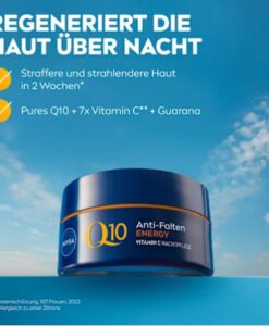 Bộ kem dưỡng da Nivea Q10 Anti-Falten Energy ngày đêm, 2x50 ml