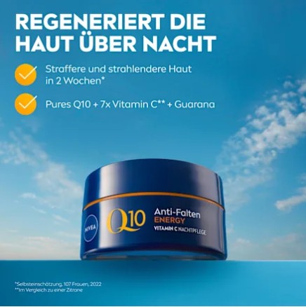 Bộ kem dưỡng da Nivea Q10 Anti-Falten Energy ngày đêm, 2x50 ml Bộ kem dưỡng da Nivea Q10 Anti-Falten Energy ngày đêm, 2x50 ml