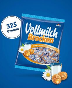Kẹo caramen nhân kem sữa Vollmilch Brocken, 325g