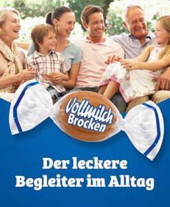 Kẹo caramen nhân kem sữa Vollmilch Brocken, 325g