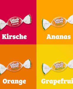 Kẹo cứng trái cây California Fruchte, 425g