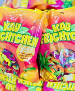 Kẹo mềm hoa quả Kau Fruchtchen, 425g