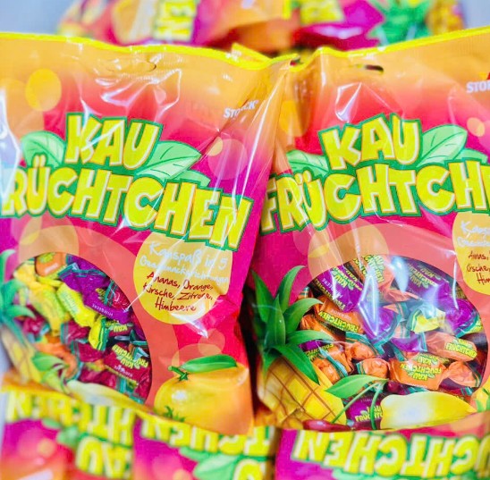 Kẹo mềm hoa quả Kau Fruchtchen, 425g Kẹo mềm hoa quả Kau Fruchtchen, 425g