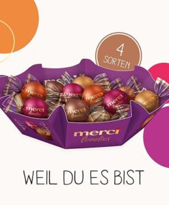 Kẹo socola Merci Lovelies Creamy, 185g