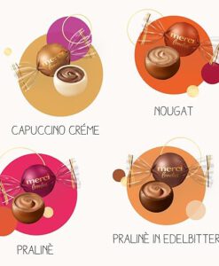 Kẹo socola Merci Lovelies Creamy, 185g