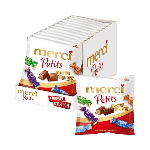 Kẹo socola Merci Petits Chocolate Collections socola tổng hợp, 125g Kẹo socola Merci Petits Chocolate Collections socola tổng hợp, 125g