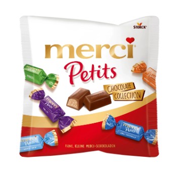 Kẹo socola Merci Petits Chocolate Collections socola tổng hợp, 125g Kẹo socola Merci Petits Chocolate Collections socola tổng hợp, 125g