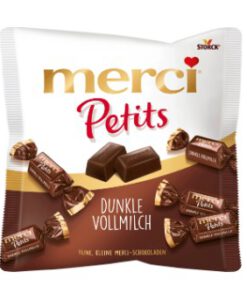 Kẹo socola Merci Petits Dunkle Vollmilch socola đen sữa, 125g