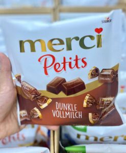 Kẹo socola Merci Petits Dunkle Vollmilch socola đen sữa, 125g