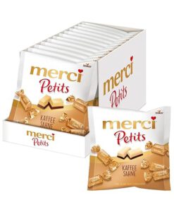 Kẹo socola Merci Petits Kaffee Sahne kem cà phê, 125g