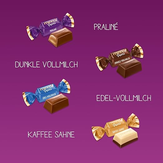 Kẹo socola Merci Petits Milk & Cream nhân kem sữa, 125g Kẹo socola Merci Petits Milk & Cream nhân kem sữa, 125g