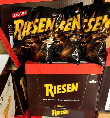 Kẹo socola đen nhân mềm Riesen, 377g Kẹo socola đen nhân mềm Riesen, 377g