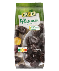Mận sấy KLUTH Pflaumen Entsteint tách hạt, 500g
