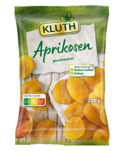 Mơ sấy KLUTH Aprikosen Geschwefelt không hạt, 200g