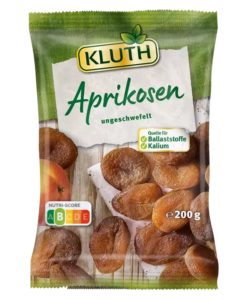 Mơ sấy KLUTH Aprikosen không hạt, 200g