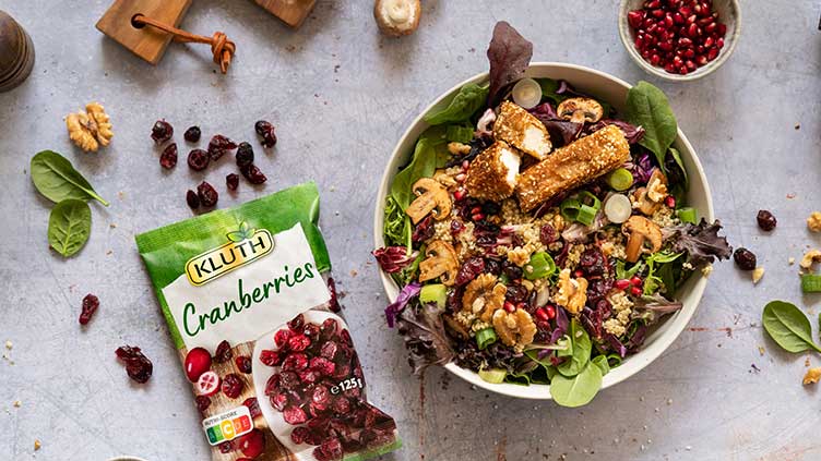 Nam việt quất sấy KLUTH Cranberries, 300g Nam việt quất sấy KLUTH Cranberries, 300g