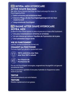 NIVEA MEN After Shave Balsam Hydrocare, 100 ml