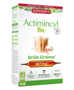 Nước uống SUPERDIET Actimincyl Bio giảm cân, đốt mỡ, 20 ống