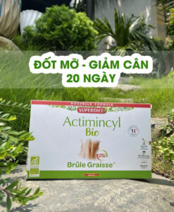 Nước uống SUPERDIET Actimincyl Bio giảm cân, đốt mỡ, 20 ống
