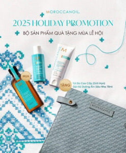 Set dưỡng tóc MOROCCANOIL phiên bản giáng sinh Holiday 2025, 1 set