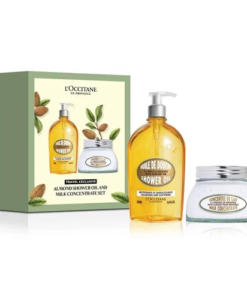 SET dầu tắm hạnh nhân và kem dưỡng thể L'Occitane Almond Shower Oil & Milk Concentrate, 1 set