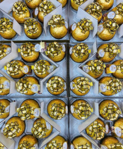 Socola Ferrero Rocher Milch Schocolade cầu nơ vàng, 125g